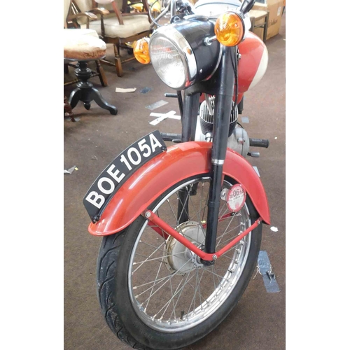 645 - BSA Bantam 1963 taxed & MOT exempt, 125cc running order-but may need a service & checking over (10% ... 