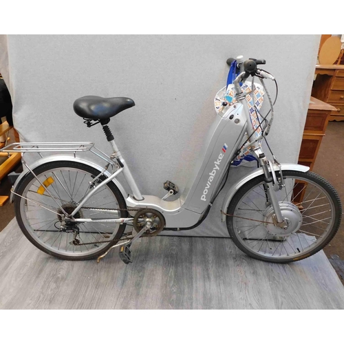 647 - Powabyke electric bike w/o with charger + 2 sets of keys (keys in office)