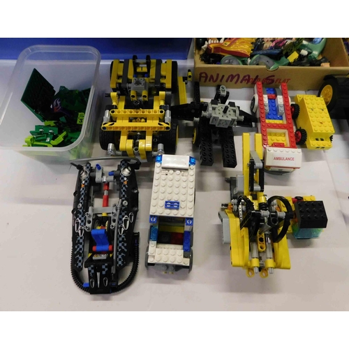 74 - Lego including - Technics/cars & animals - approx. 4kg