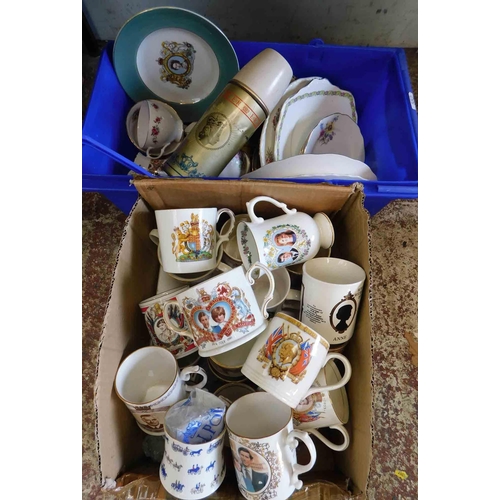 815 - Mixed crockery & Royal memorabilia
£1 start - all monies go to Bradford Nightstop charity - NO COMMI... 