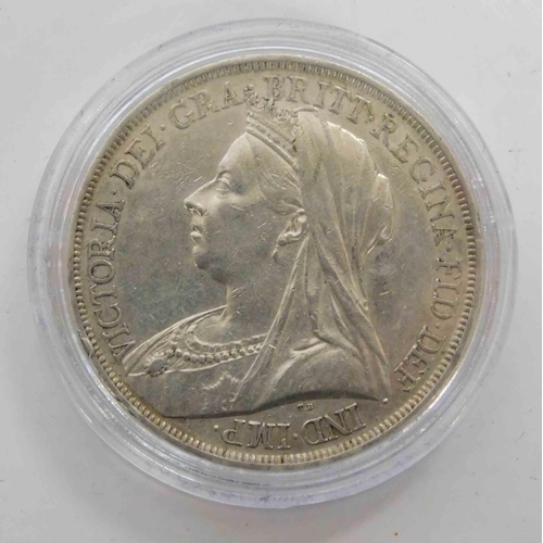 96 - 1893 dated - Silver Crown coin