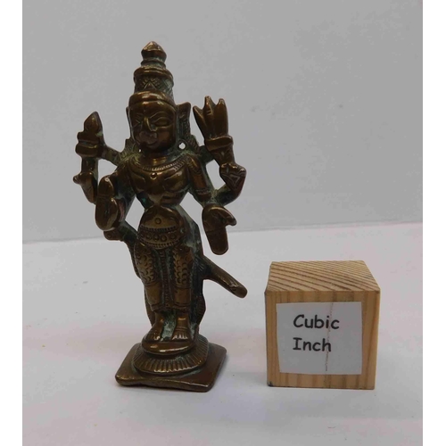 126 - Antique - Hindu shrine figure - Lord Shani Dev - Lord of Justice & Karma