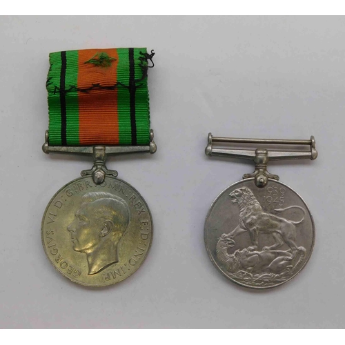 132 - Pair of WWII era - British Military issue medals