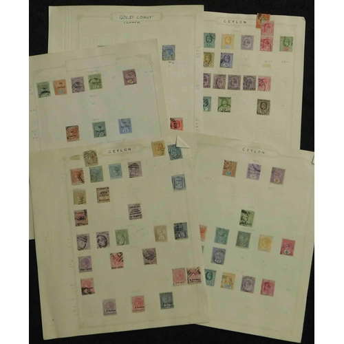 169 - Album pages of Victorian era stamps