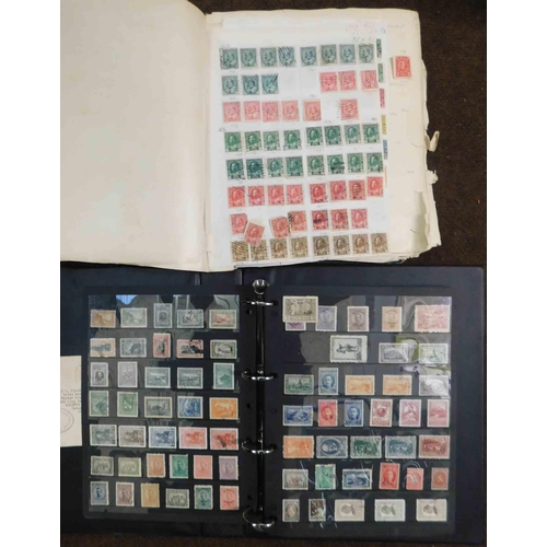 180 - Two - stock books of World stamps