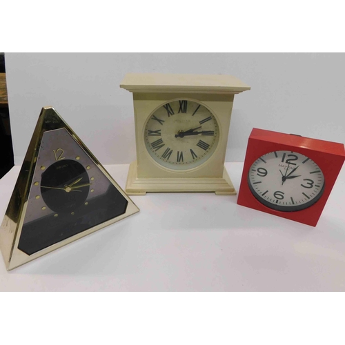 181 - Three - mantle clocks