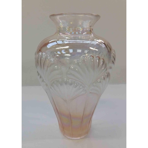 241 - Lustre - Art deco style - pink vase - approx 8