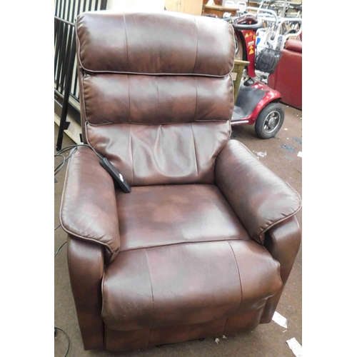 552 - Reclining electric armchair W/O