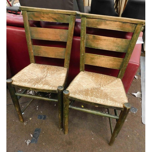 623 - 2x Chapel chairs