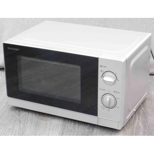 689 - Sharp microwave oven in W/O