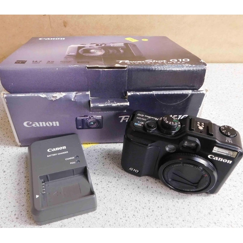 711A - Canon E10 power shot digital camera boxed w/o