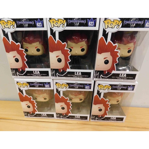 723 - 6x New and boxed Funko Pops all 623 Lea