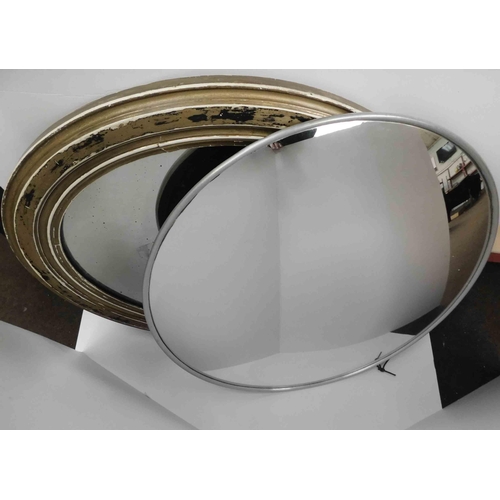 767 - Convex mirror and oval mirror