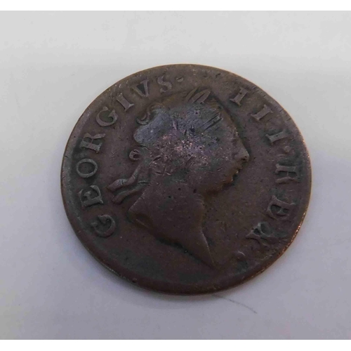 120 - 1769 dated - Irish 1/2d coin