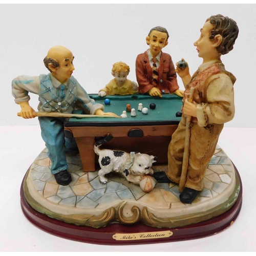 178 - Mikes Collection - Snooker figural group