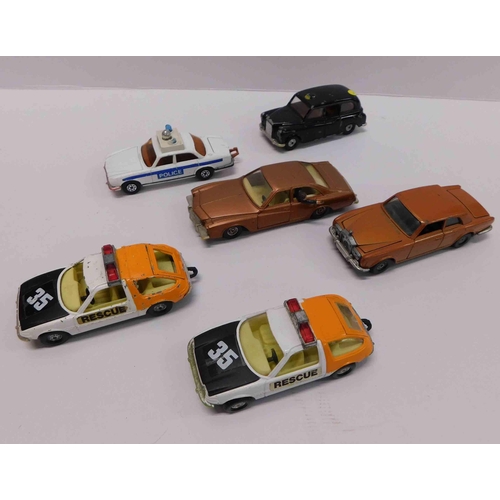 199 - Six - Corgi die cast cars - made in England