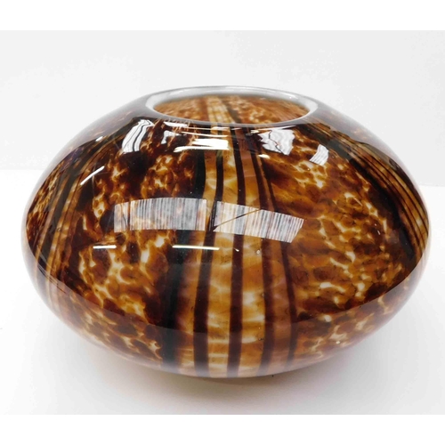 204 - Contemporary - tortoiseshell effect - glass vase