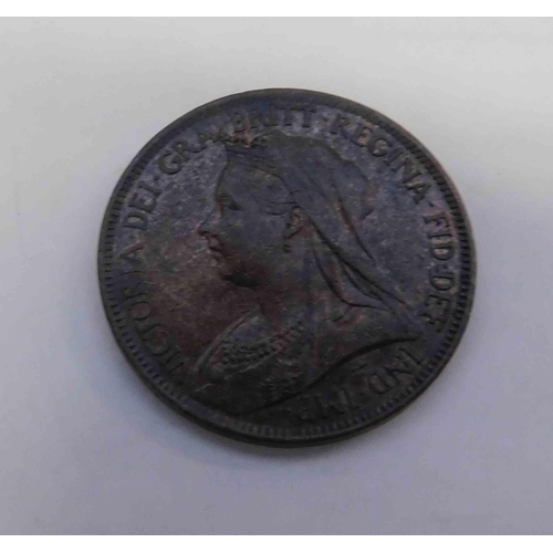 212 - 1899 dated - 1/2d coin