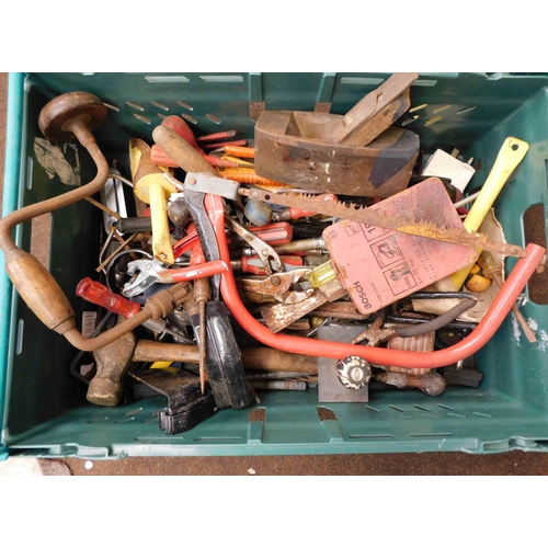 513 - Box of assorted tools...