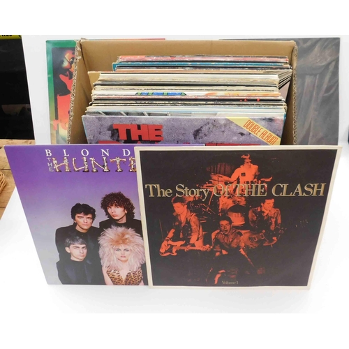 52 - Fifty LPs including - Thee Stranglers/The Dammed/Roxette/The Clash/Squeeze/The Jam & Blondie