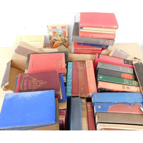 594 - Box of vintage and antiquarian books