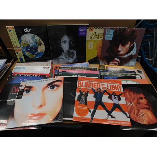 6 - Fifty - LPs including Kylie/David Bowie & Kate Bush - sealed as new...