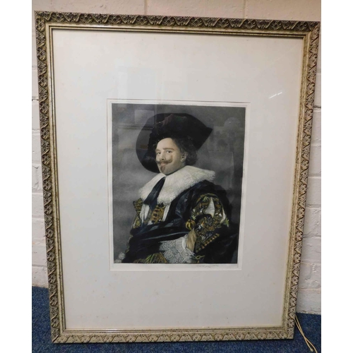 10 - Framed - Museums & Galleries portrait of - The Laughing Cavalier