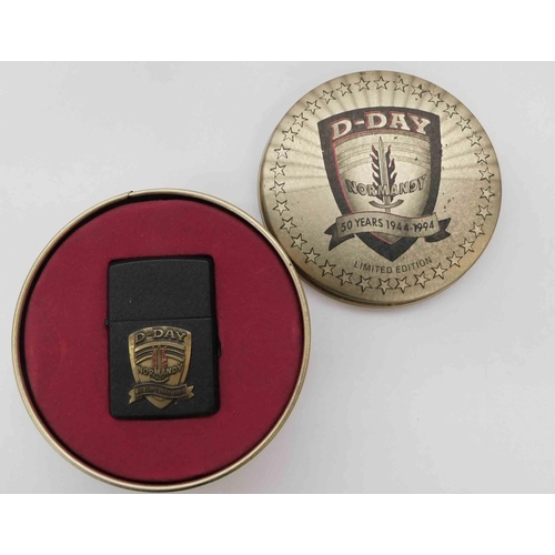 108 - D Day - Zippo lighter in tin