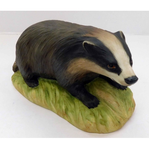 124 - Aynsley - badger figure