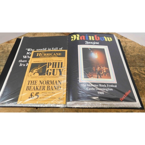 169 - Folder of concert/band programs