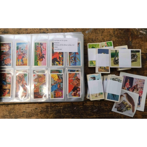 184 - Seventeen - Full sets of trade cards & loose examples