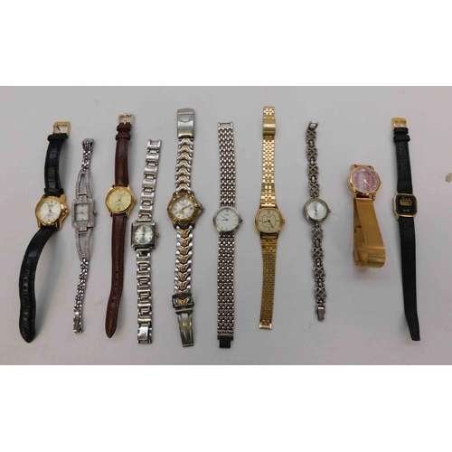 209 - Ten - Ladies watches including - Rotary & Christian Lars