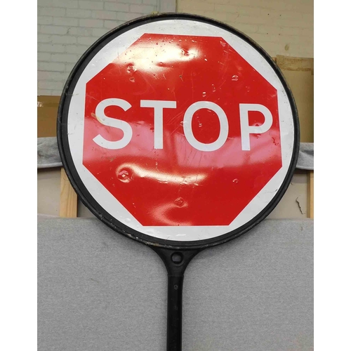 Stop Go Lollipop Signs, Stop Work Signs