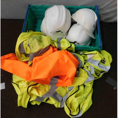 518 - Box of safety work wear...