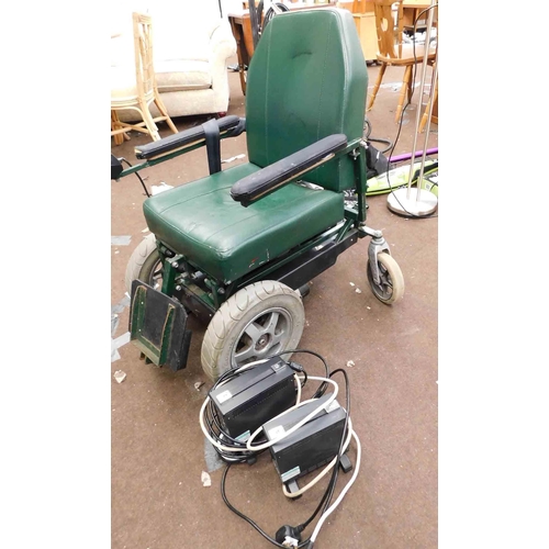 546 - Electric wheelchair in w/o with chargers