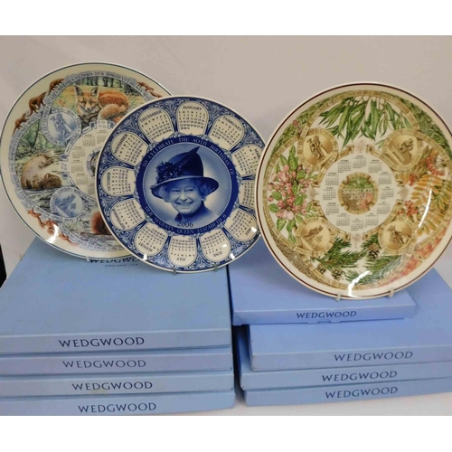 61 - Eight - Wedgwood collectors plates - boxed with certificates