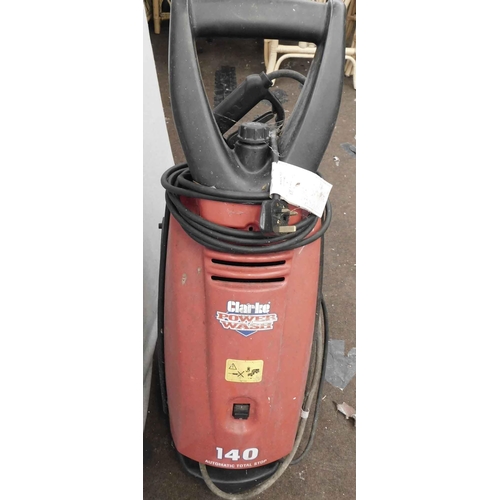 795 - Clarke pressure washer-unchecked...