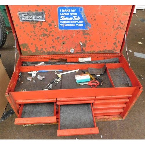 796 - Snap on tool box-over 40 years old approx 26