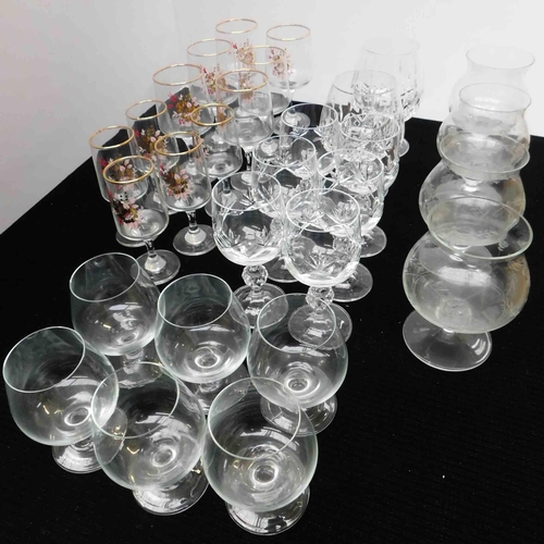 95 - Glassware including - crystal