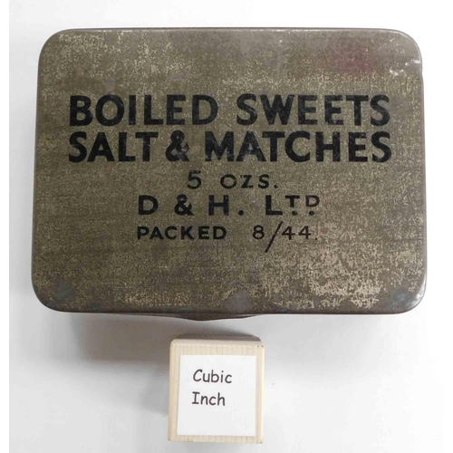 104 - WWII era - Sweet Salt Matches tin