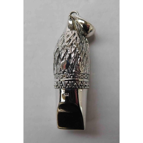 121 - Silver - eagle whistle