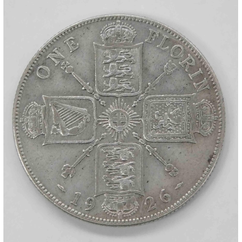 128 - 1926 dated - One Florin coin