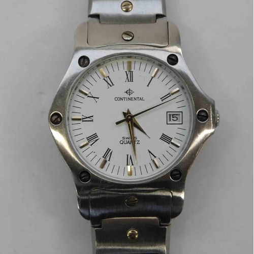 137 - Gents - Swiss quartz Continental wristwatch