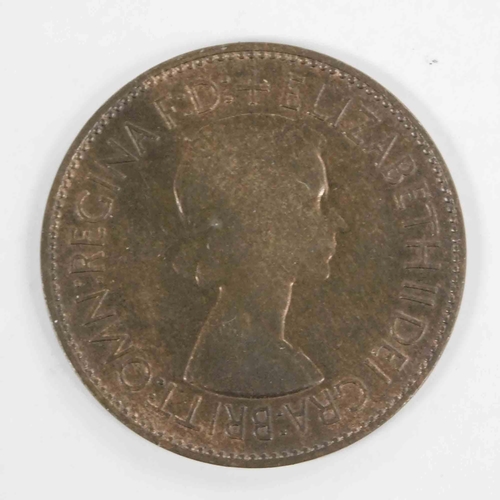 146 - 1953 dated - 1d coin