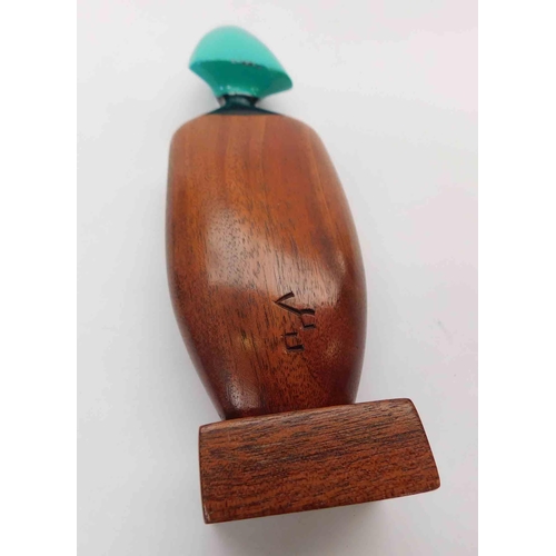 211 - Frank Coronado - mahogany carving/art work