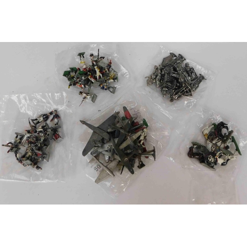 213 - Vintage - lead military figures & aircraft