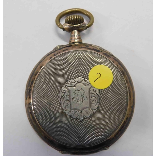 215 - Antique - Sterling silver hallmarked - pocket watch