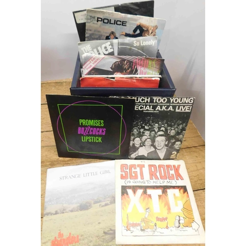 42 - Punk & New wave singles - including Buzzcocks/The Specials/The Stranglers/Skids & Blondie