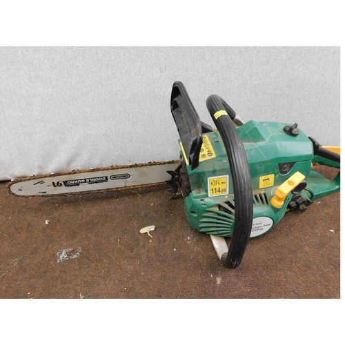 504 - Oregan double guard 91 petrol chainsaw - unchecked