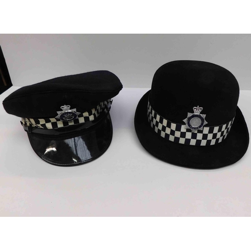 68 - Two - Police officer hats